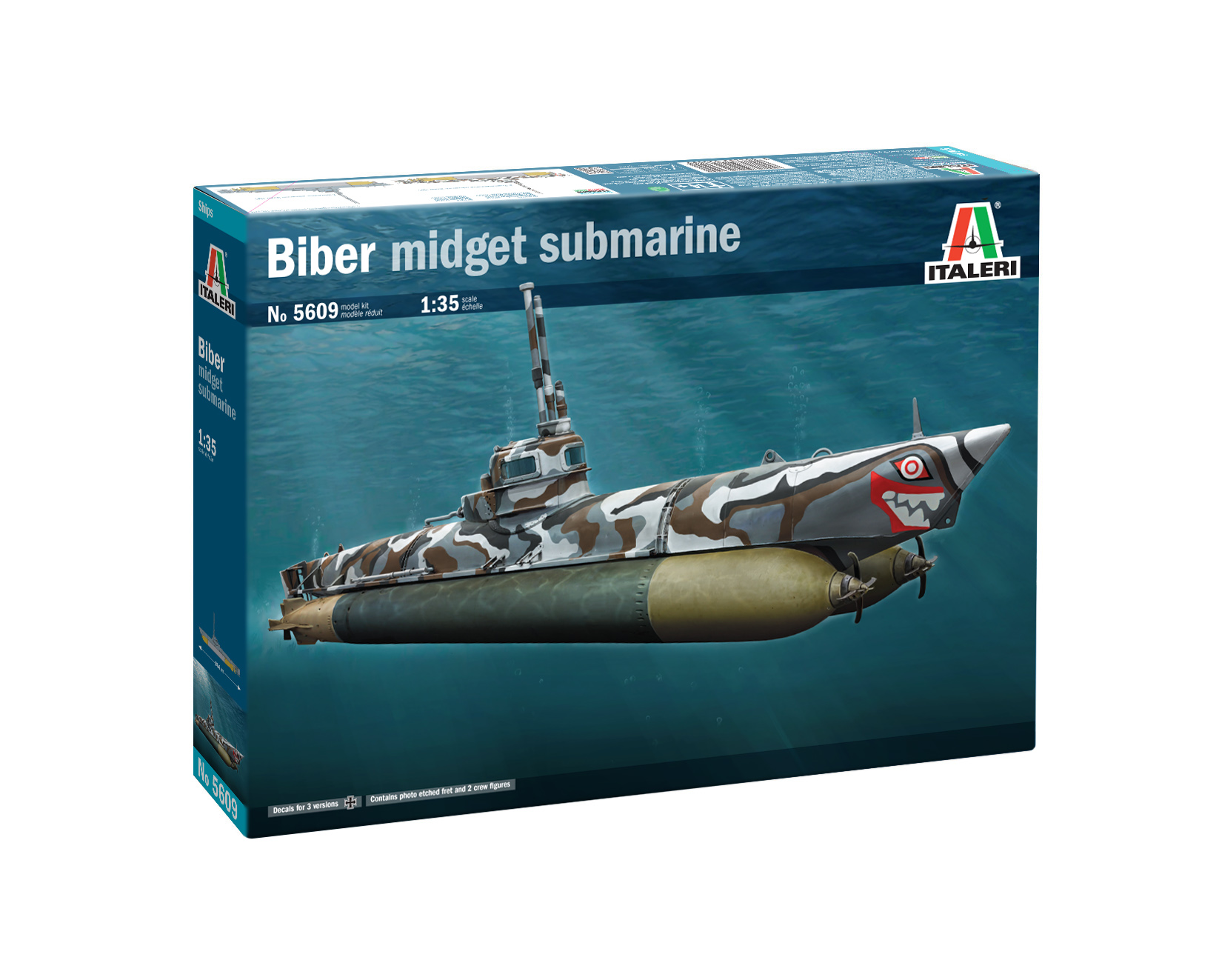 5609 - U-BOOT BIBER MIDGET SUBMARINE - Imagem 2