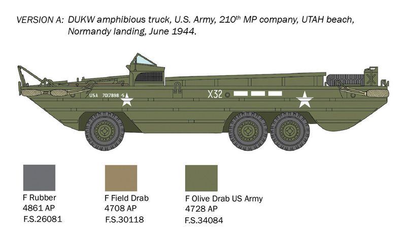 7022 - DUKW 2 1/2 ton GMC Truck Amphibious version - Imagem 7