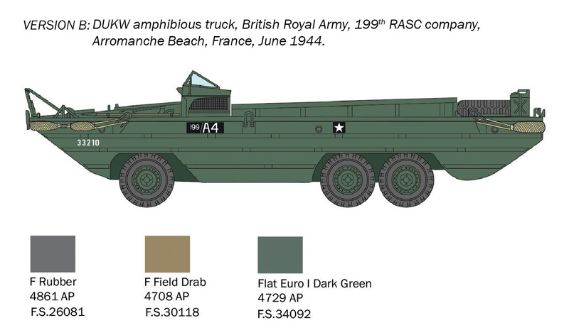 7022 - DUKW 2 1/2 ton GMC Truck Amphibious version - Imagem 6