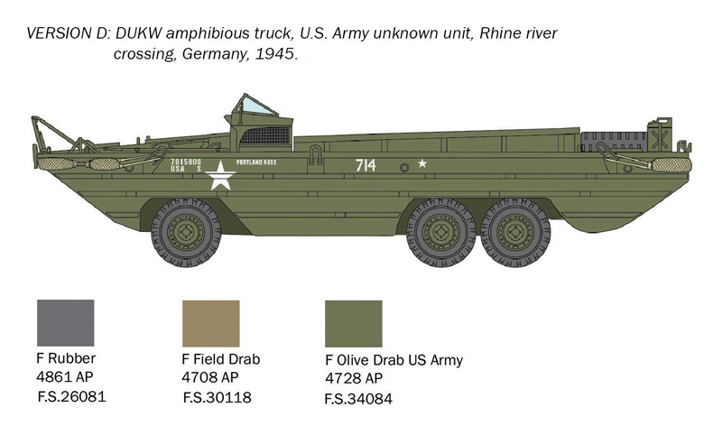 7022 - DUKW 2 1/2 ton GMC Truck Amphibious version - Imagem 4