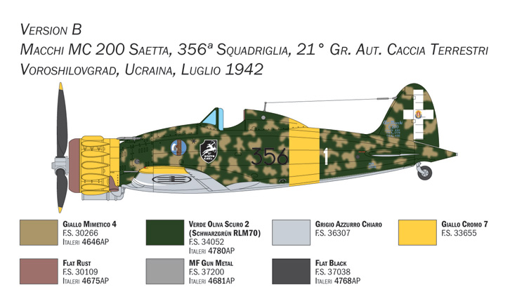2767 - Macchi C.200 Serie XXI-XXIII (1:48) - Imagem 8