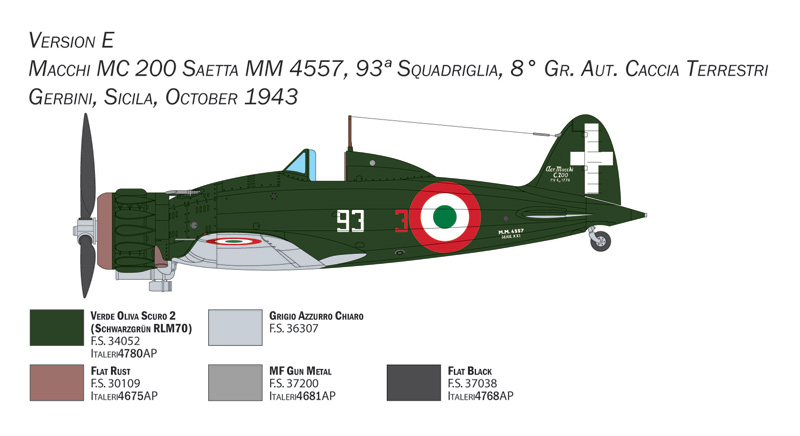 2767 - Macchi C.200 Serie XXI-XXIII (1:48) - Imagem 5
