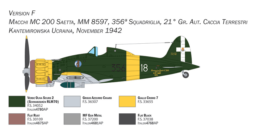 2767 - Macchi C.200 Serie XXI-XXIII (1:48) - Imagem 4