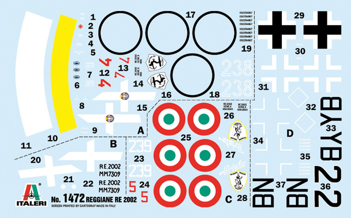 1472 - Reggiane Re. 2002 Ariete - Imagem 3