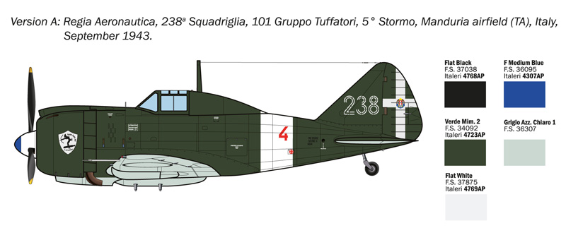 1472 - Reggiane Re. 2002 Ariete - Imagem 7
