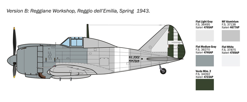 1472 - Reggiane Re. 2002 Ariete - Imagem 6