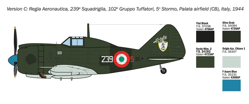 1472 - Reggiane Re. 2002 Ariete - Imagem 5