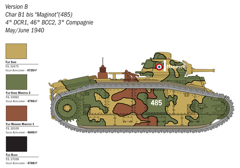 25766 - Char B1 Bis - Imagem 6