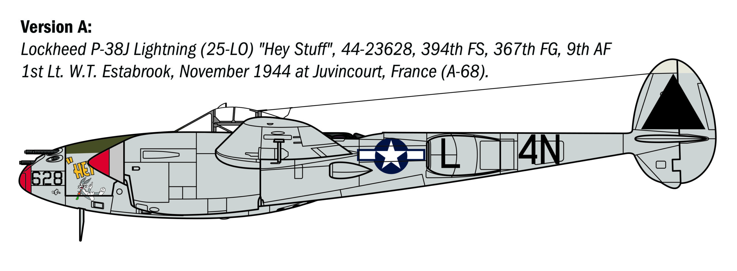 2834 - P-38J E.T.O. - Imagem 3