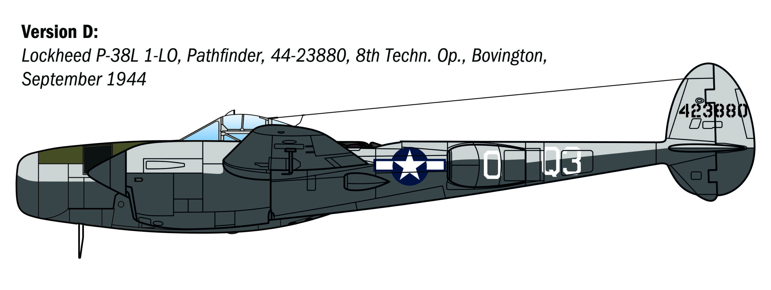 2834 - P-38J E.T.O. - Imagem 6