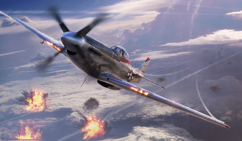 35102 -WAR THUNDER - P-47 N & P-51 D (1 : 72) - Imagem 14