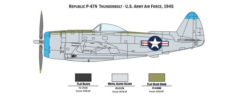 35102 -WAR THUNDER - P-47 N & P-51 D (1 : 72) - Imagem 17