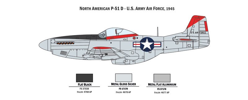 35102 -WAR THUNDER - P-47 N & P-51 D (1 : 72) - Imagem 18